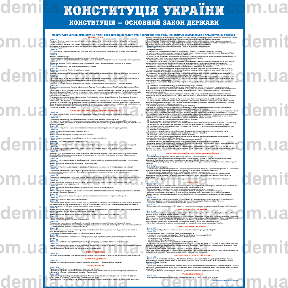 0042. Конституція України.