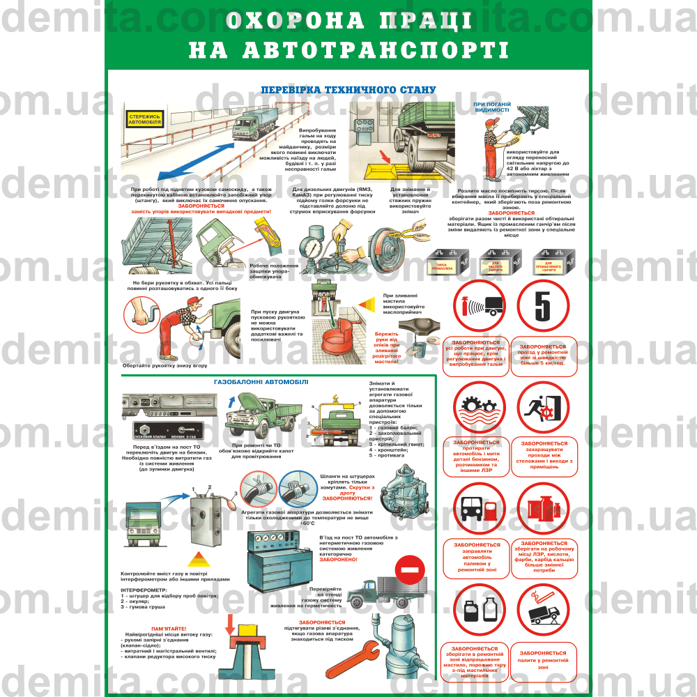 0237. Охорона праці на автотранспорті. Перевірка технічного стану.
