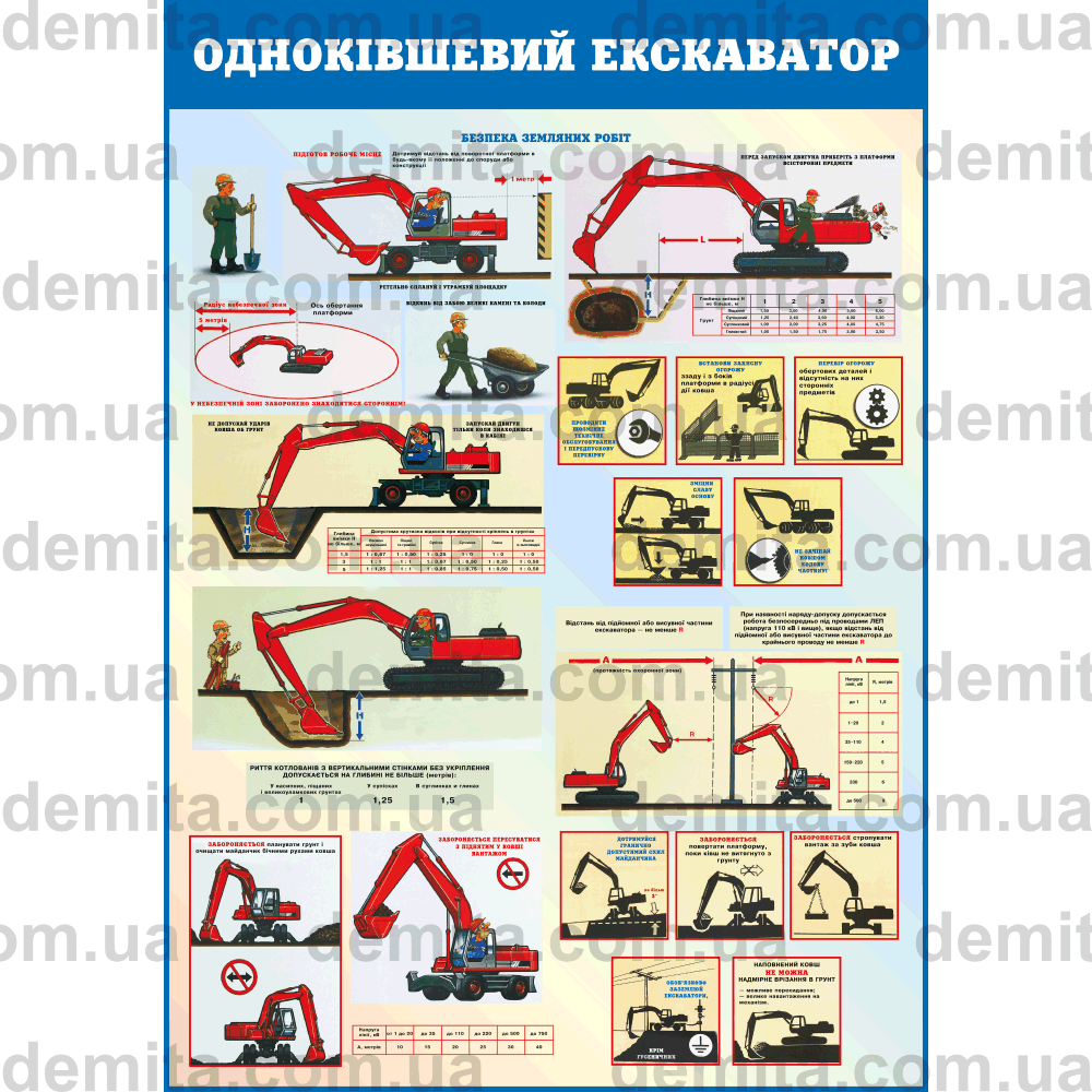 0708. Одноківшевий екскаватор.