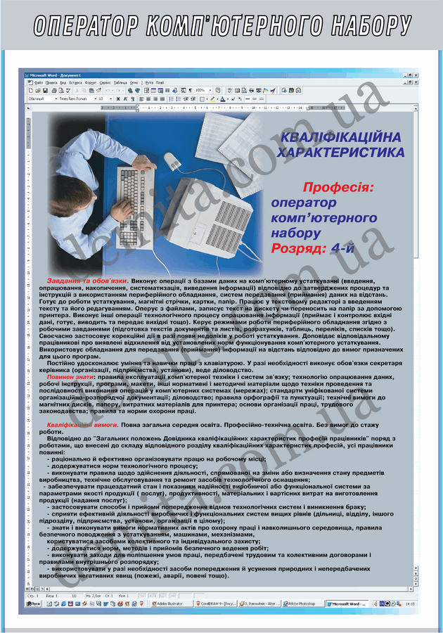 0906. Оператор комп’ютерного набору.