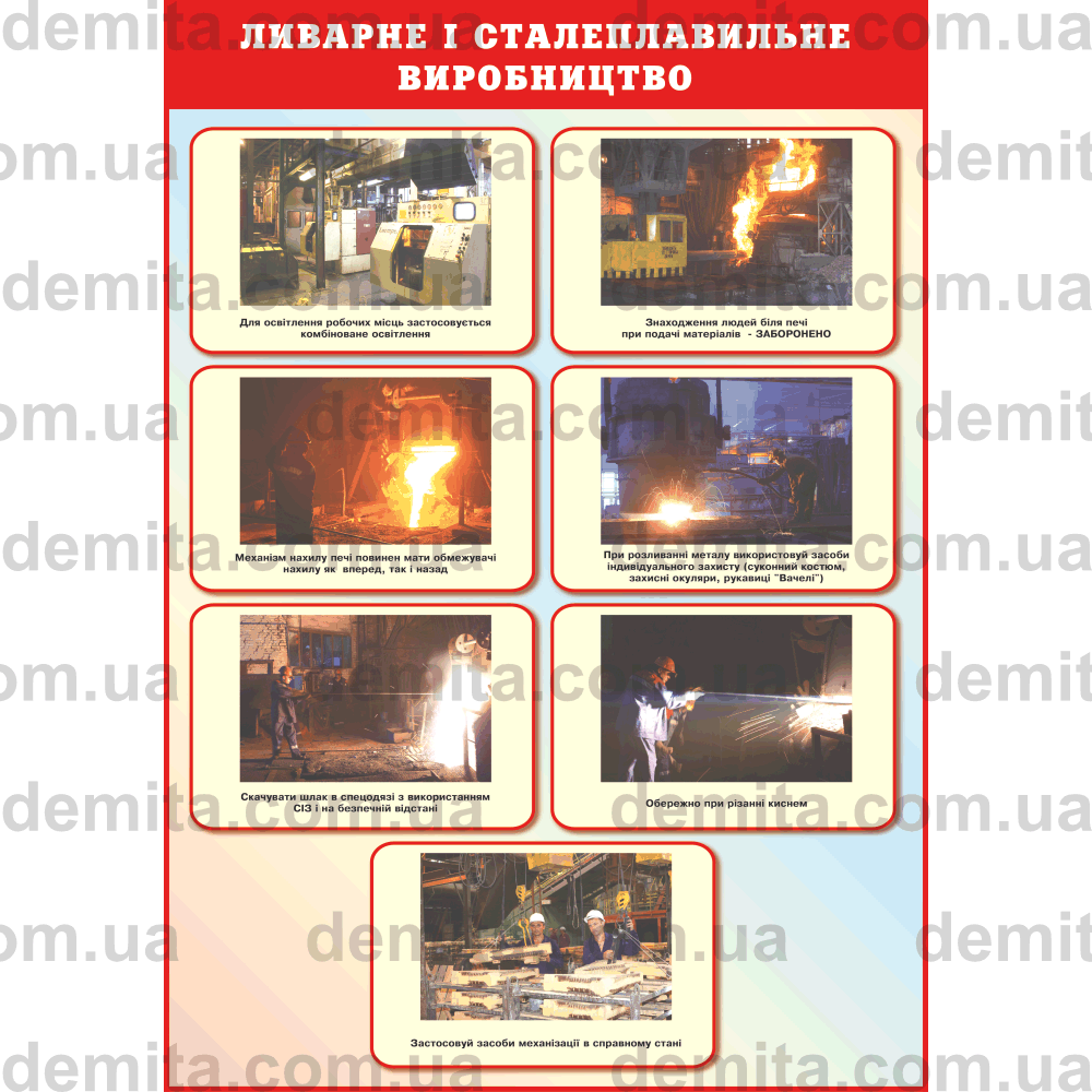 1104. Ливарне та сталеплавильне виробництво.