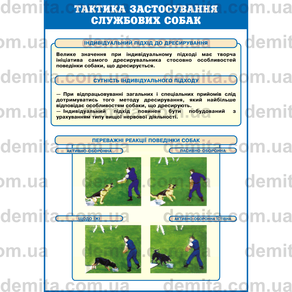 1118. Тактика застосування службових собак.