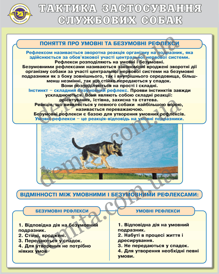 1123. Тактика застосування службових собак.