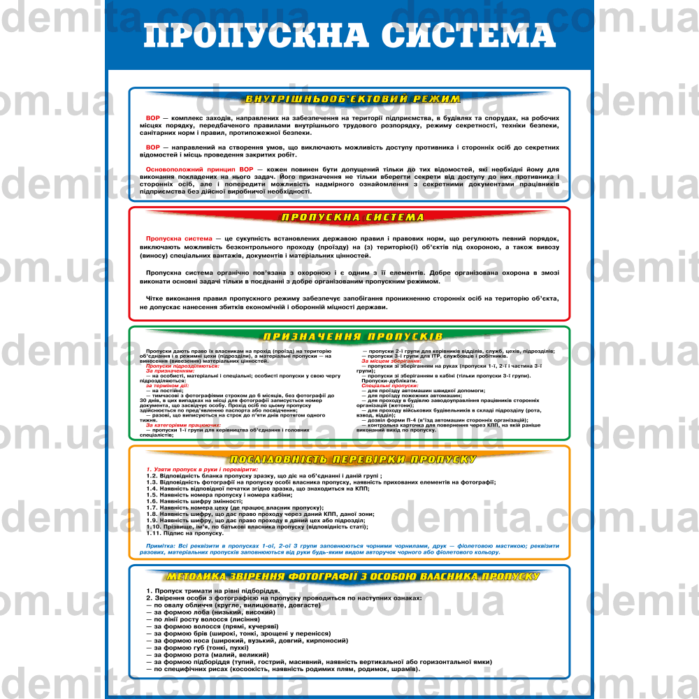 1130. Пропускна система.