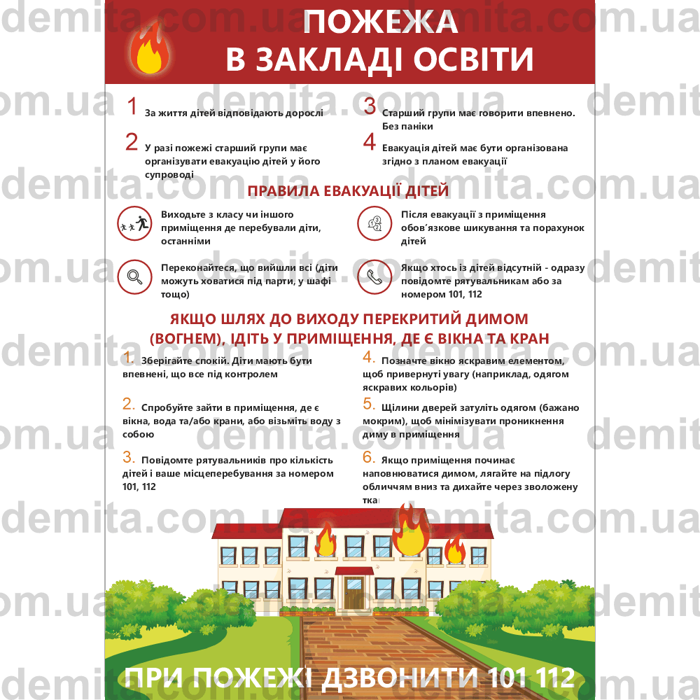 2271. Пожежа в закладі освіти.